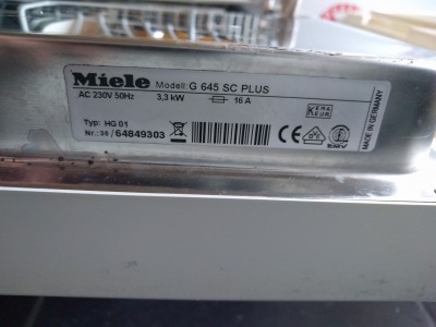 Miele vaatwas model