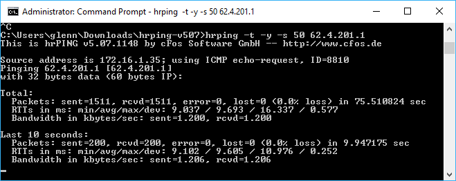 hrping next hop after VDSL 10h after resync RTT 9,6 ms avg 20171225.png