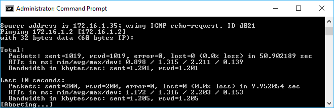 hrping to router RTT 1,32 ms avg 20171225.png