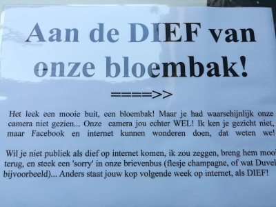 Nieuw spelletje : vind de dief!!