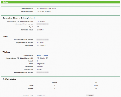 TL-WA750RE.png (47.92 KiB) 2432 keer bekeken Status Wifi-repeater nà setup