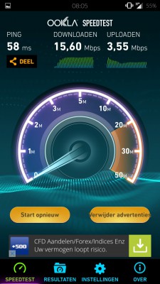 Snelheid LycaMobile