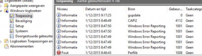 logboek errors